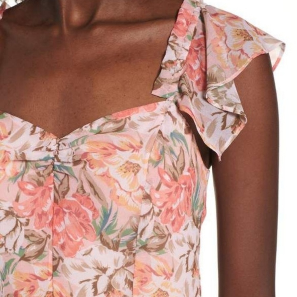 WAYF Valerie Blouson Midi Dress - Picture 8 of 8